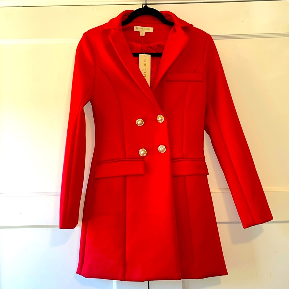 Thirty / Thirty Double Breasted Long Blazer